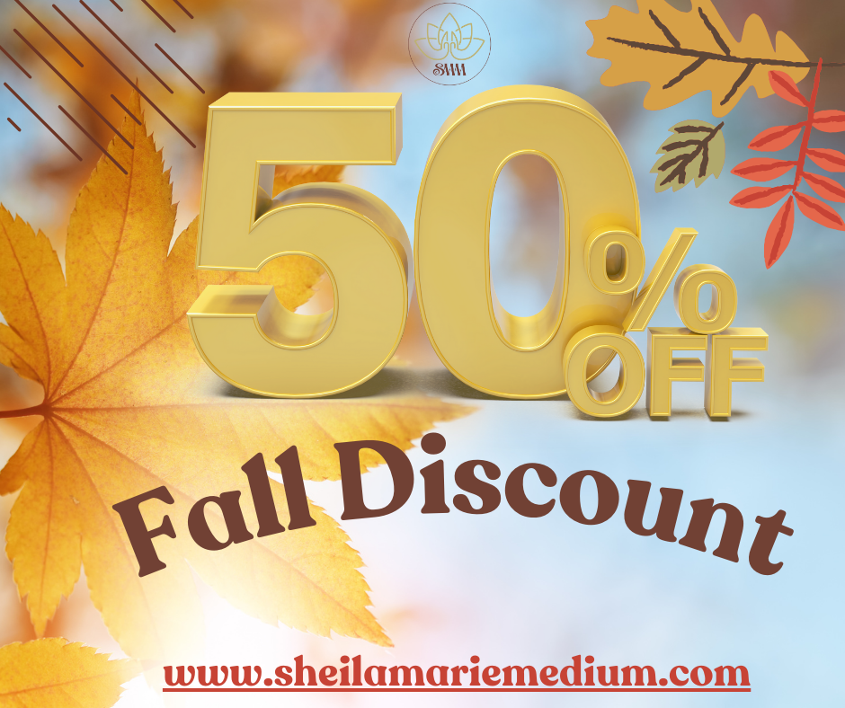 Psychic Mediumship Reading (30 min) - Fall Discount